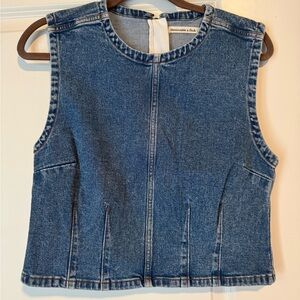 Abercrombie & Fitch Denim Shell top